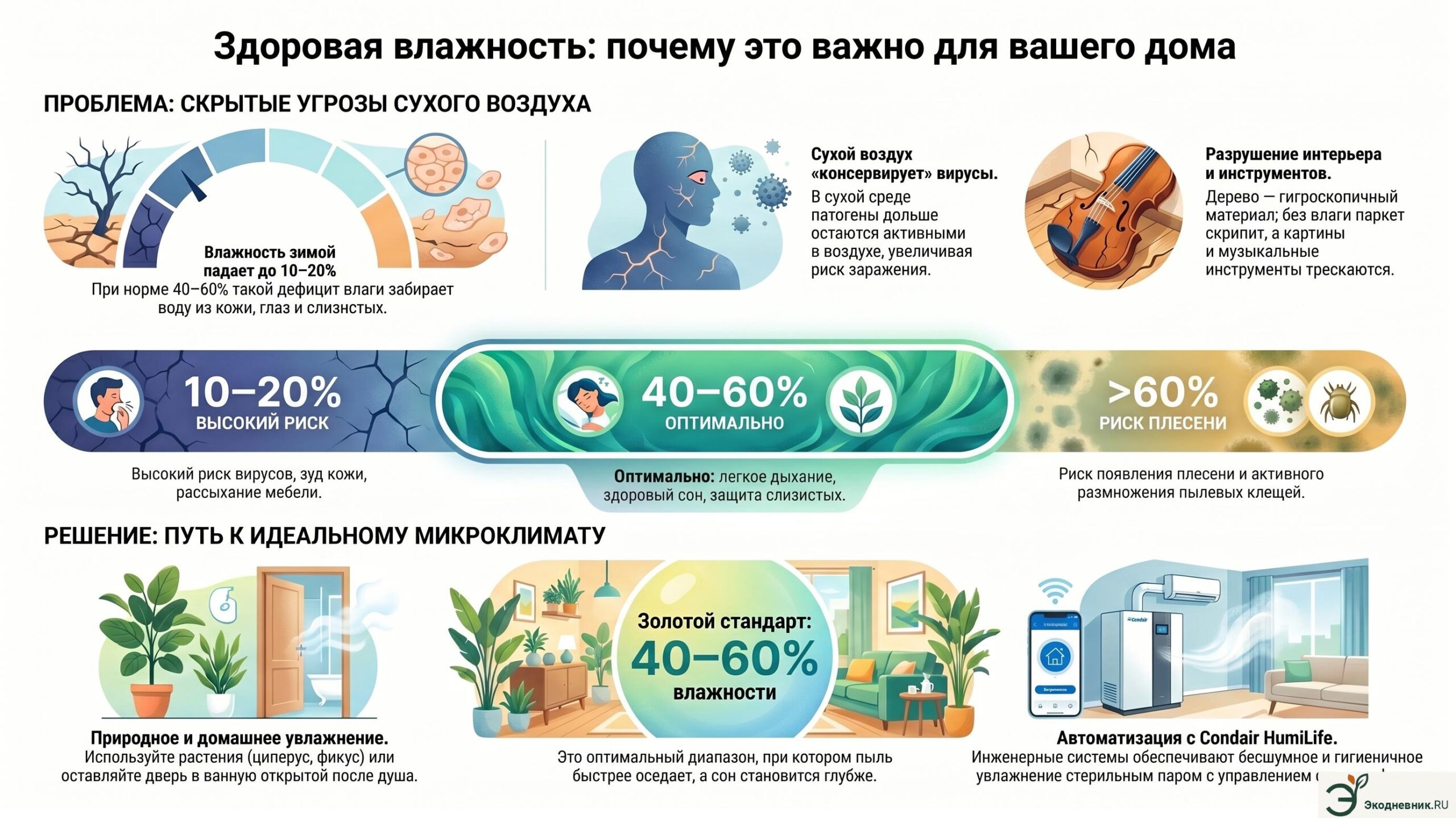Влажность воздуха: почему это важно и как ее измерить